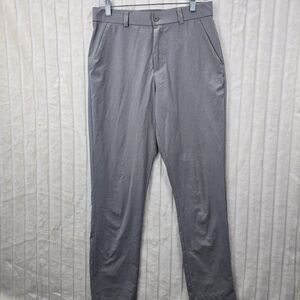 Libin Men's Gray Chino Golf Performance Pants Size 30 x 30